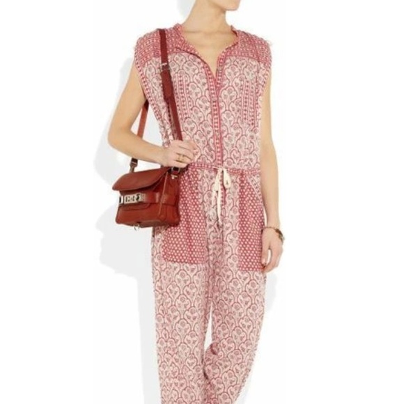 Isabel Marant Pants - ISABEL MARANT ETOILE "Heko" Jumpsuit SZ 42 Pink Playsuit Overall